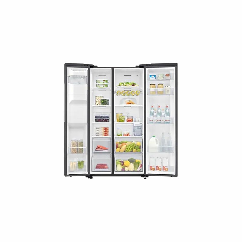 Samsung 635L Side By Side Fridge RS64R5311B4 With Dispenser by Samsung — view 4
