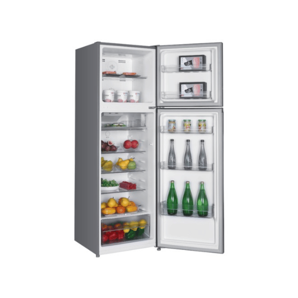 MIKA 247L No Frost Top Mount Fridge Inox MRNF247XLB by Mika — view 3
