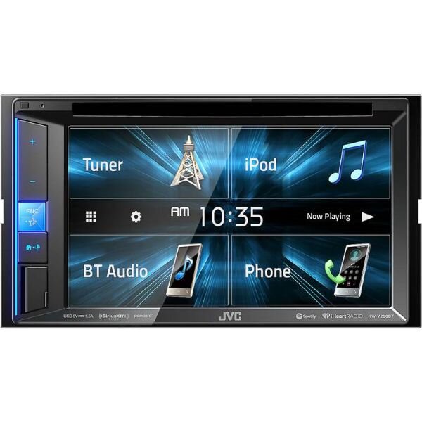 JVC KW-V250BTM Car Audio – 6.8" Touchscreen, Bluetooth, CD/DVD, USB by JVC — view 2