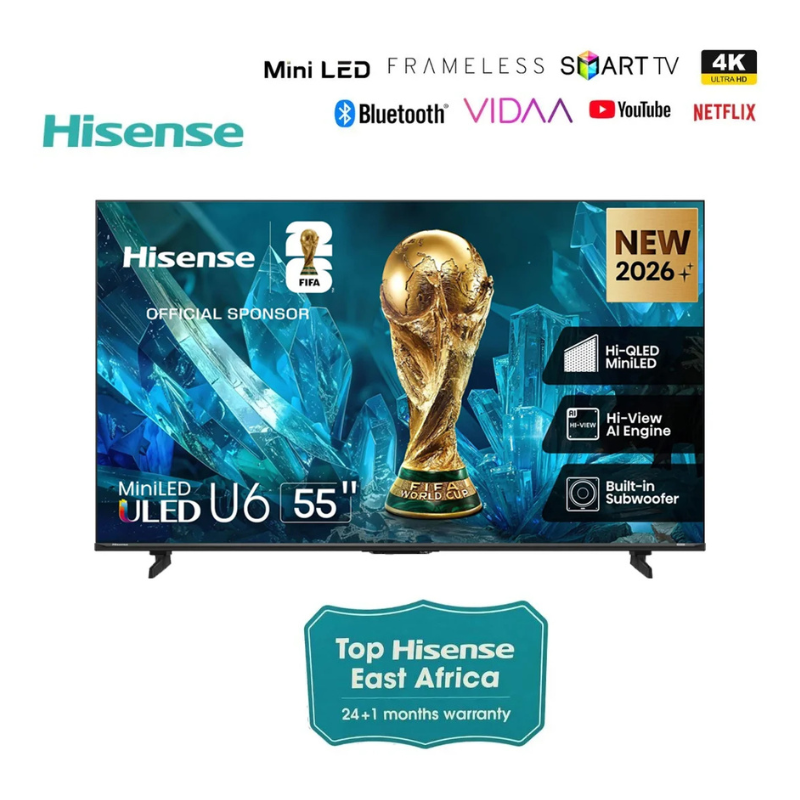 Hisense 55U6SKEN 55-Inch ULED Mini-LED 4K Smart TV – U6S Series by Hisense