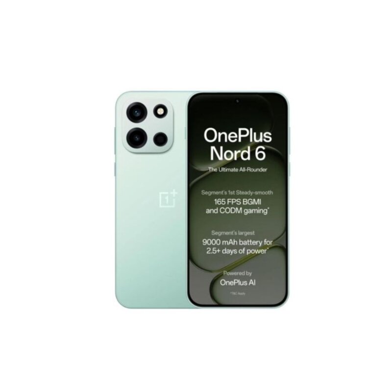 OnePlus Nord 6 - 8GB RAM, 256GB ROM, 165Hz Display, 50MP Camera by OnePlus
