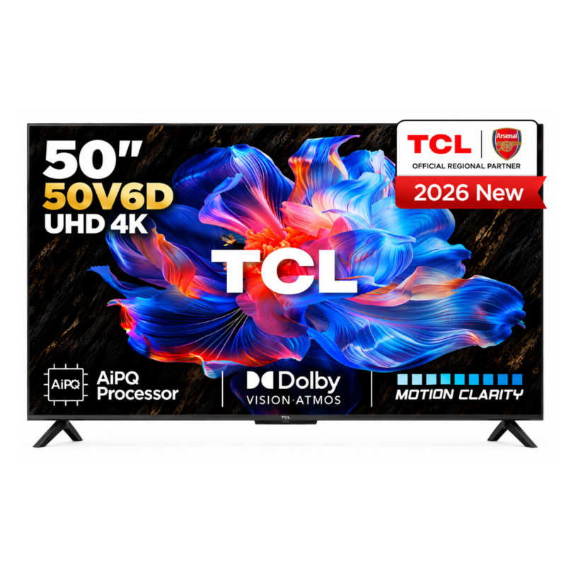 TCL 50 Inch 4K Google Smart TV With Dolby Atmos 50V6D Premium Picture And Sound For Every Home by TCL
