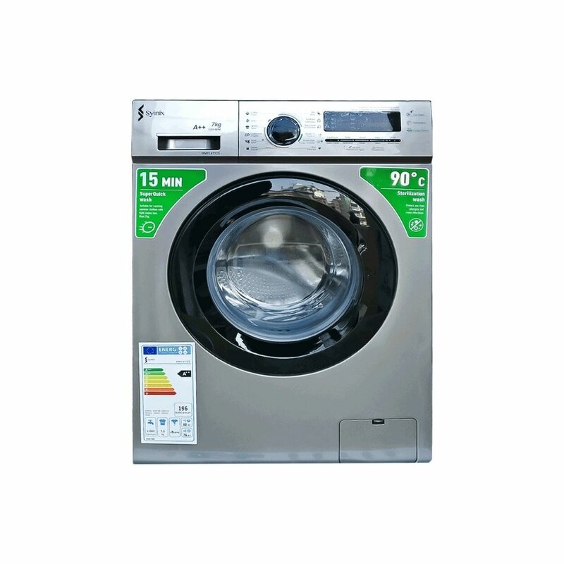 Syinix WMFL4812S 8Kg Front Load Fully Automatic Washing Machine by Other