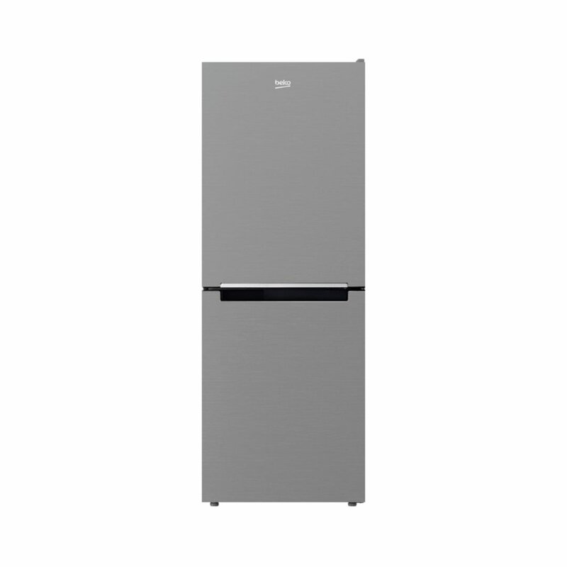 Beko BAD530 UK KE Fridge Freezer 253L (55cm, Pet Inox, No-Frost) – Energy Efficient Bottom Freezer by Other