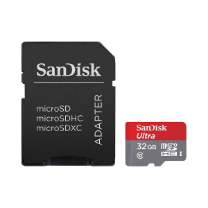 SanDisk MicroSDHC 32GB  + SD Adapter
