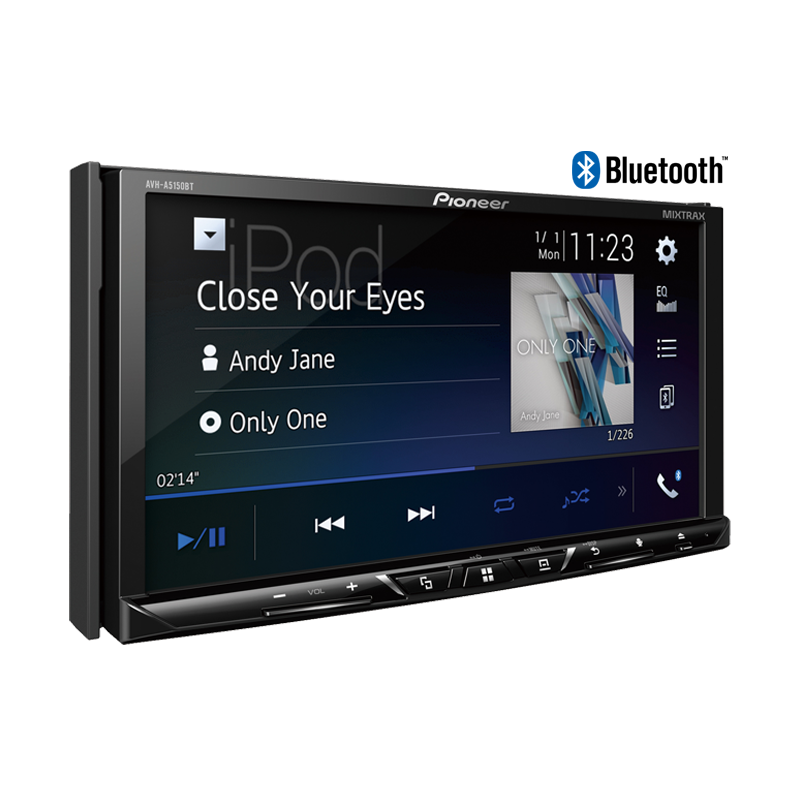 Pioneer AVH-A5150BT Double-Din Car Headunit by Car Radio