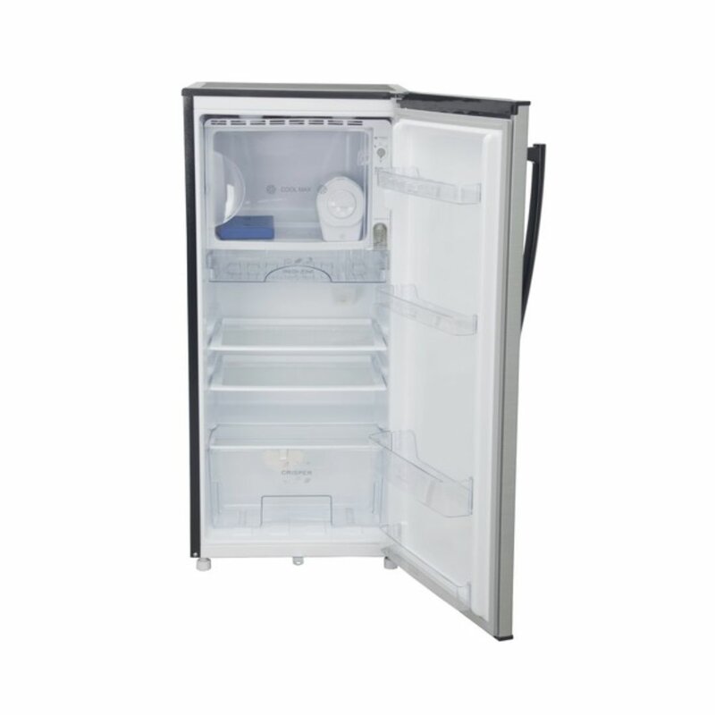 MIKA 150L Single Door Defrost Fridge Line Silver Dark MRDCS150LSD by Mika — view 2